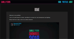 Desktop Screenshot of camilleperrin.fr